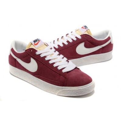 nike blazer basse bordeaux femme