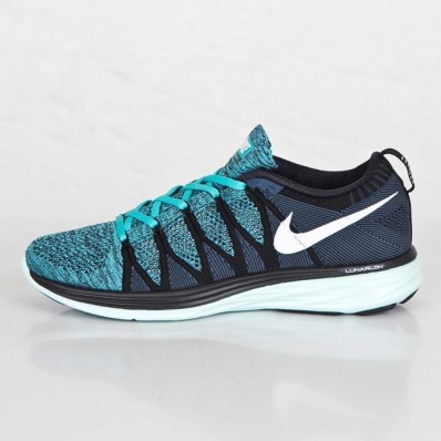 Nike flyknit lunar 2 homme cyan clearance