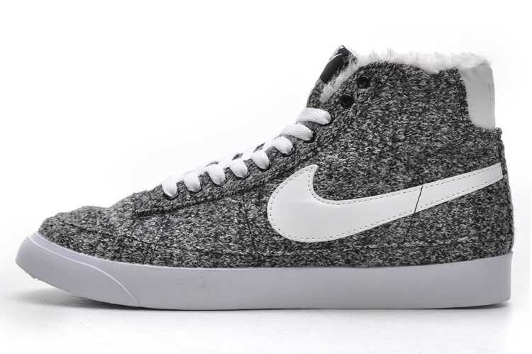 nike blazer high femme noir