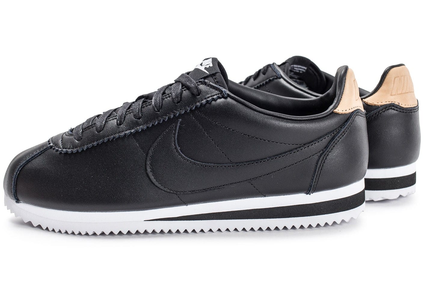 nike cortez leather homme noir